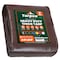 Tarpco Safety Heavy Duty Tarp, 24 ft L x 0.5 mm H x 24 ft W, 7 Mil, Brown/Black, Polyethylene TS-202-24X24 - alternate 1